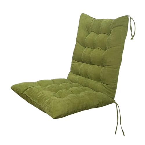 USOHJZ Liegestuhlauflage Rattan Stuhl Kissen Cord Matratze Rückenlehne Schaukel Dicke Sitzkissen Hause Anti-rutsch Ma Auflage Gartenliege(Green) von USOHJZ