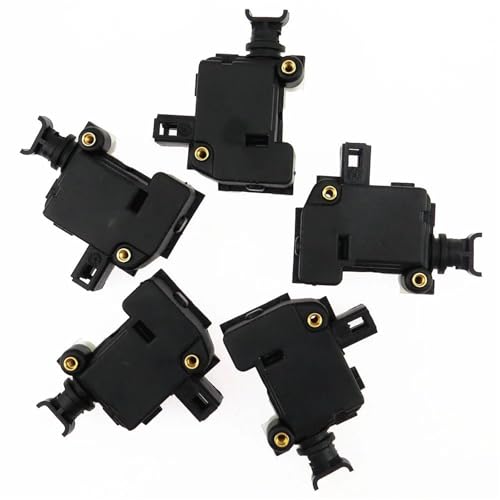 USQBUZHHK 5 Stück Kofferraumschloss Servomotor 3B0959781C 3B5827061B Für VW Für Polo Für P&assat Für Jetta Für Golf MK4 Für Touareg Für Käfer 1999-2010 Heckklappenschloss von USQBUZHHK