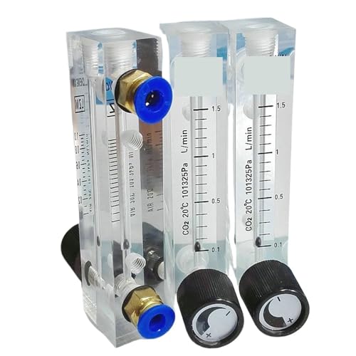 0,1-1 0,1-1,5 0,2-2 LPM LZM-6T CO2-Rotameter mit Regelventil Push-In Fit 6 8 10mm Rohr(8mm Push In,0.1-1LPM) von USRRMPBC