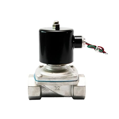 1 Stück DN32 normalerweise geschlossenes Edelstahl-Magnetventil 220 VAC 12 VDC 24 VDC Magnetventil 1-1/4 Zoll(12VDC_NORMALLY CLOSED) von USRRMPBC