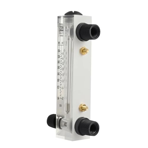 1 stück LZT-10 Panel Typ Acryl Rohr Rotameter Werkzeuge wasser durchflussmesser wasser messung meter(10A12M-V) von USRRMPBC