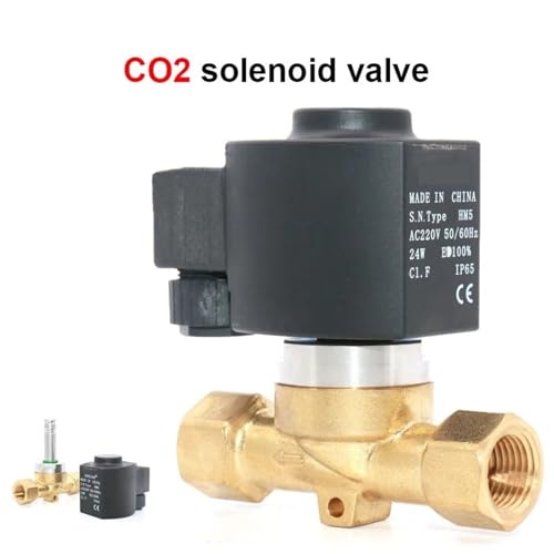 1pc 1/2 "Hochfrequenz CO2 Magnetventil DN15 Messing Einweg Control Schalter Ventil Wasser Ventil AC220V 1pc 1/2 "Hochfrequenz CO2 Magnetventil DN15 Messing Einweg Control Schalter Ventil Wasser Ventil AC220V von USRRMPBC