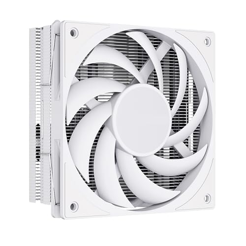 1pc Luftkühlung Kühler Kühler Geräuscharm Vermeiden Speicher CPU Fan for AM4 AM5 LGA 2011 1200 1700 X99(6 HEAT PIPES-BLACK_NO RGB) von USRRMPBC