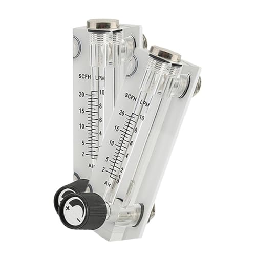 Automatisierung Hohe Genauigkeit 120 Lpm Panel Luftmengenmesser Acrylglas Rotameter Sauerstoff-Durchflussmesser und Adapter(DN15 10-100L) von USRRMPBC