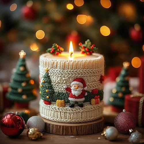 Weihnachtsmann-Kerzenform zur Kerzenherstellung, 3D-Silikonform für Harzguss, DIY, Gips, Polymerton, Heimdekoration Weihnachtsmann-Kerzenform zur Kerzenherstellung, 3D-Silikonform für Harzguss, DIY, Gips, Polymerton, Heimdekoration von USUKUSI