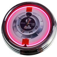 Shelby Gt 500 Große Neon-Uhr 17" Zoll | N-0267 Retro Wanduhr Im 50's Style von USWay