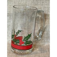 Vintage Libbey Holly Und Beeren Bierkrug/Holly Libbey/Weihnachts Bierkrug/Weihnachtsbecher von UStamp2