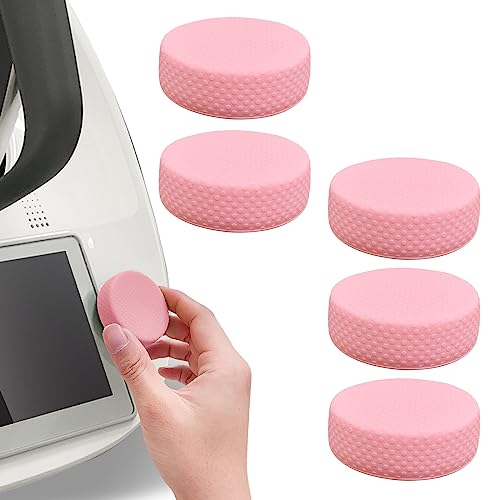UTEFIF 5Stück Silikonhülle kompatibel mit Thermomix TM6 Schalter,Silikonschutzhülle mit hochwertigem für TM6 Küchenmaschinen Schalter Schutz und Dekor von UTEFIF