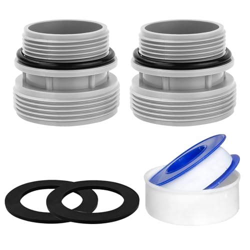 Poolschlauch-Adapter-Anschluss 38mm,Poolschlauch-Adapter-Umbausatz,mit Dichtung,Poolschlauchadapter mit Klebeband für Schwimmbad Poolschlauch-Adapter-Anschluss 38mm,Poolschlauch-Adapter-Umbausatz,mit Dichtung,Poolschlauchadapter mit Klebeband für Schwimmbad von UTEFIF