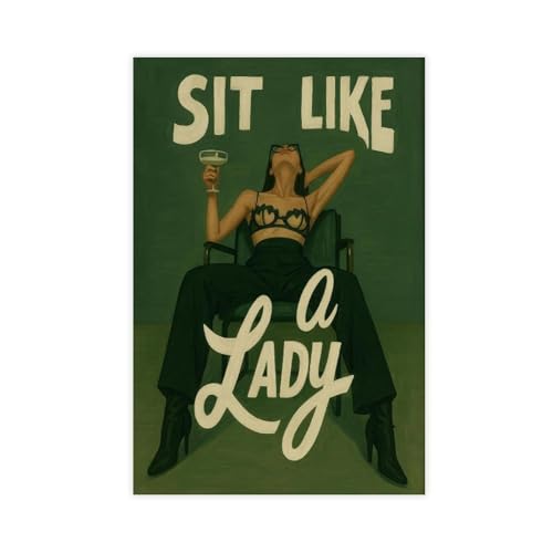 UTGN Leinwandposter "Sit Like A Lady" - Bold Feminist - Bold Feministisches Leinwandbild, Kunstdruck, Bild, Gemälde, 60 x 90 cm UTGN Leinwandposter "Sit Like A Lady" - Bold Feminist - Bold Feministisches Leinwandbild, Kunstdruck, Bild, Gemälde, 60 x 90 cm von UTGN