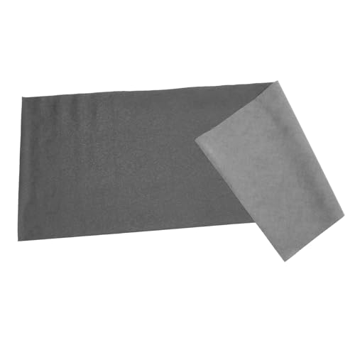 UTHCLO 1 Rolle Künstliches Lederblatt mit Geometrischem Muster Glänzend Schwarz für DIY Handwerksprojekte Basteln Schmuckherstellung und Heimdekoration von UTHCLO