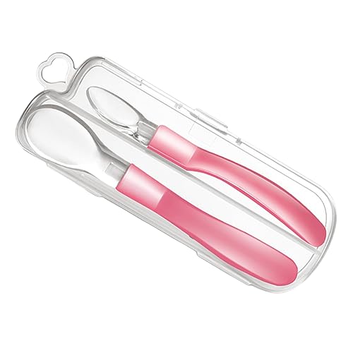 UTHCLO 1 Satz Silikonlöffel für Rutschfester Ergonomischer Esslöffel Selbstständigen Füttern die Beikosteinführung UTHCLO 1 Satz Silikonlöffel für Rutschfester Ergonomischer Esslöffel Selbstständigen Füttern die Beikosteinführung von UTHCLO