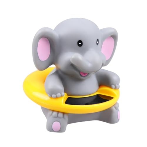UTHCLO 1 Stück Karton Elefant Badethermometer für Junge Mädchen Digitales Wasserthermometer Schwimmendes für Badewanne Pool und Spa Sicher und Einfach zu Zufällige Farbe Zufällige Farbe von UTHCLO
