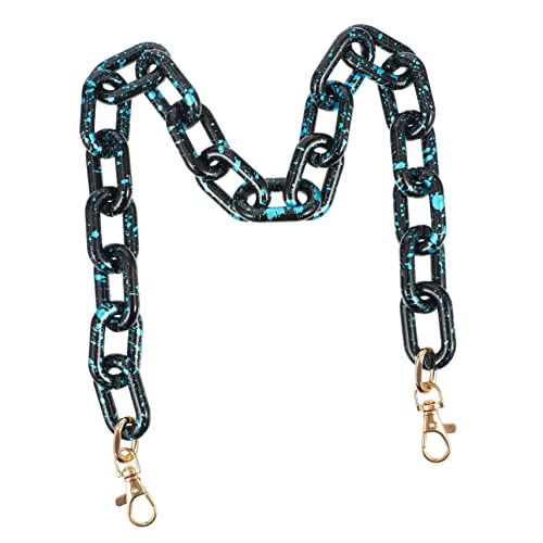 UTHCLO 1 Stück Schneeflockenblaue Ornamente Tasche Gold Ersatz Ketten Zubehör Acryl von UTHCLO