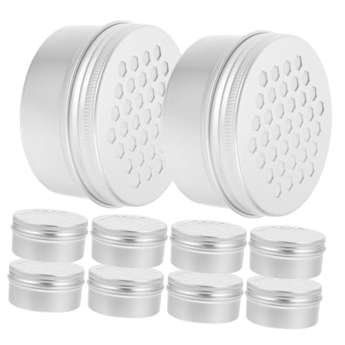 UTHCLO 10 Stück Hundegeruch Trainingsboxen aus Aluminium Robust und Beißfest für Geruchstraining und Nasenarbeit von Arbeitshunden Natürlichen Spürfähigkeit von UTHCLO