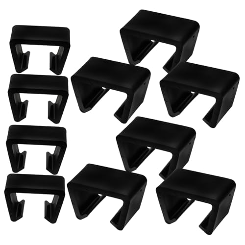UTHCLO 10 Stück Outdoor Möbel Sofa Clips aus Robustem Kunststoff Rattan Stuhl Verbindungsklammern für Gartenmöbel Verhindern Verrutschen Geeignet für Stuhlbeine Vielseitig für Sofa und von UTHCLO