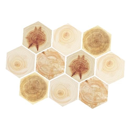 UTHCLO 10 Stück Selbstklebende Sechseckige Fliesenaufkleber rutschfest für Badezimmer Küche Boden und Wand Wasserabweisend Einfache Montage Praktische Rutsch Bodensticker UTHCLO 10 Stück Selbstklebende Sechseckige Fliesenaufkleber rutschfest für Badezimmer Küche Boden und Wand Wasserabweisend Einfache Montage Praktische Rutsch Bodensticker von UTHCLO