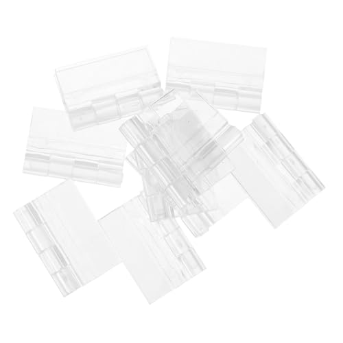 UTHCLO 10 Stück Teiliges Acrylscharnier Mittelgroß Transparent Faltbar Leicht Robuste Konstruktion für Schranktüren und Möbeltüren Einfach zu Öffnen und Schließen UTHCLO 10 Stück Teiliges Acrylscharnier Mittelgroß Transparent Faltbar Leicht Robuste Konstruktion für Schranktüren und Möbeltüren Einfach zu Öffnen und Schließen von UTHCLO