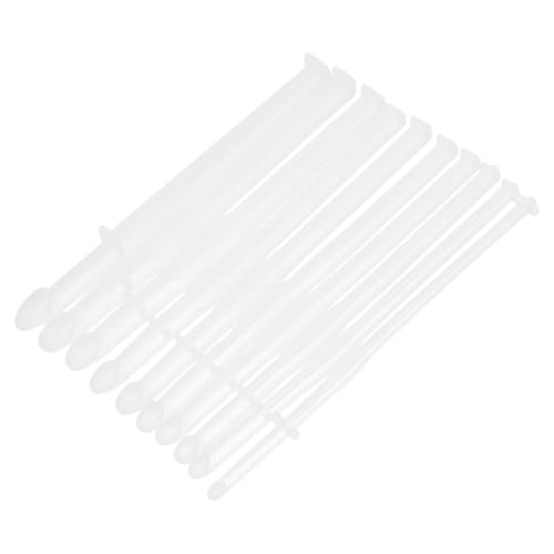 UTHCLO 10 Stück Teiliges DIY Häkelhaken Silikonform Epoxidharz Gießformen für Stricknadeln Handwerk Schmuckherstellung Wiederverwendbar Glänzend Glatt von UTHCLO