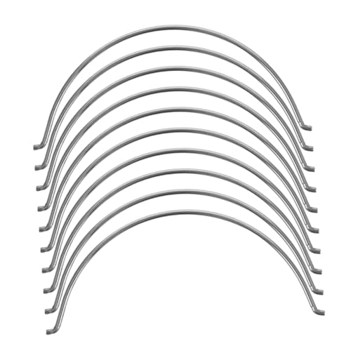 UTHCLO 10 Stück Teiliges Edelstahl Griff für Abflusssieb Küchenspüle Ersatzgriff Robustes Drahtdesign Einfache Montage Zubehör für Spülbecken Siebkorb von UTHCLO