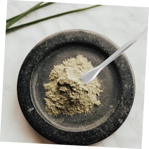 UTHCLO 10 Stück Teiliges Edelstahl Probenlöffel Labor Scoop Dosierlöffel mit Glatter Antihaftbeschichteter Oberfläche für Präzises Messen von Kosmetikpulvern und Laborproben Rostfrei von UTHCLO