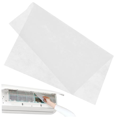 UTHCLO 10 Stück Teiliges Filterpapier für Klimaanlagen Zuschneidbar Doppelseitiger Kleber Staubabweisend Geruchsneutralisierend Geeignet für Haushalts und Auto Klimaanlagen Verschleißfest von UTHCLO