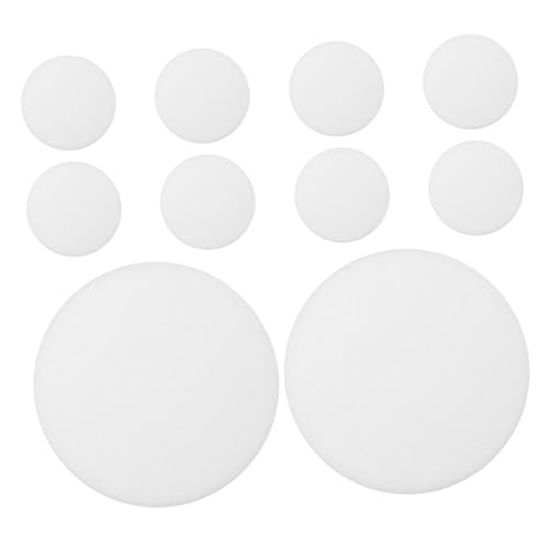 UTHCLO 10 Stück Teiliges LED Deckenlampenschirm Rund Blendfreier Diffusor für Einbauleuchten Optisches Design gegen Lichtblendung Langlebig für Büro und Zuhause von UTHCLO