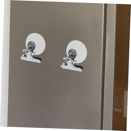 UTHCLO 10 Stück Teiliges Saugnapf klammern Metallclip Starker Halt für Fenster Badezimmer Küche Kühlschrank Notizen Gardinenhalter Vielseitig Einsetzbar Einfache Montage Robuste von UTHCLO