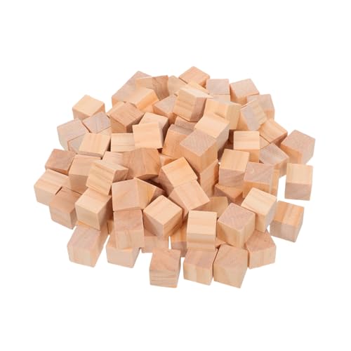 UTHCLO 100 Stück Holzwürfel Quadratisch Glatt Splintfrei Bastelwürfel Natur Holzklötzchen zum Bemalen DIY Erwachsene Kreativspielzeug Holzbausteine UTHCLO 100 Stück Holzwürfel Quadratisch Glatt Splintfrei Bastelwürfel Natur Holzklötzchen zum Bemalen DIY Erwachsene Kreativspielzeug Holzbausteine von UTHCLO