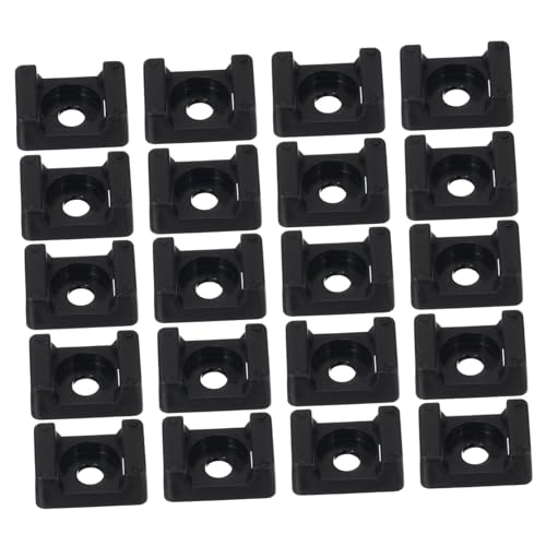 UTHCLO 100 Stück Kabelbinder Halterung Selbstklebend Kunststoff Kabelmanagement Basis für Tv Computer USB Kabel Sichere Kabelfixierung für Zuhause Büro Werkstatt Einfache Installation UTHCLO 100 Stück Kabelbinder Halterung Selbstklebend Kunststoff Kabelmanagement Basis für Tv Computer USB Kabel Sichere Kabelfixierung für Zuhause Büro Werkstatt Einfache Installation von UTHCLO