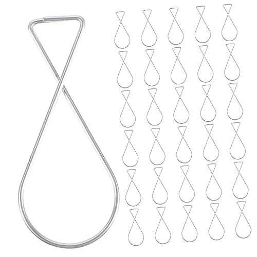 UTHCLO 100 Stück Metall Deckenhaken mit Federmechanismus Langlebige Form Hakenclips für Deckenplatten Einfache Installation ohne Werkzeug Vielseitig für Büro Zuhause Hochzeit und UTHCLO 100 Stück Metall Deckenhaken mit Federmechanismus Langlebige Form Hakenclips für Deckenplatten Einfache Installation ohne Werkzeug Vielseitig für Büro Zuhause Hochzeit und von UTHCLO