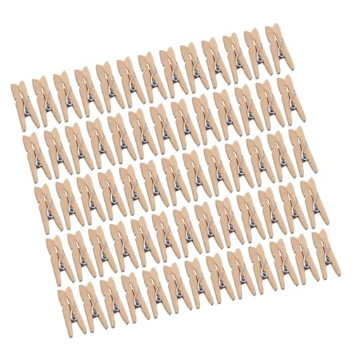 UTHCLO 100 Stück Mini Holzklammern Natürliche Fotoklammern aus Burlywood Holz für Memo Karten Bilder Vielseitig Verwendbar Retro Design UTHCLO 100 Stück Mini Holzklammern Natürliche Fotoklammern aus Burlywood Holz für Memo Karten Bilder Vielseitig Verwendbar Retro Design von UTHCLO