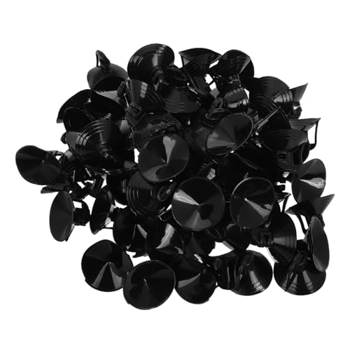 UTHCLO 100 Stück Saugnäpfe aus PVC für Glas und Fenster Starker Halt Langlebig Vielseitig Einsetzbar für Auto Sonnenschutz Badezimmer Küche Einfache Montage und Zuverlässige Haftung von UTHCLO