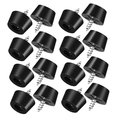 UTHCLO 100 Stück Teiliges Möbelgleiter PVC Schraubbar mit Antirutsch Funktion Schutzpads für Stuhlbeine Tischsofa Holzfuß Bodenschutz Kratzfest und Verformungsbeständig von UTHCLO