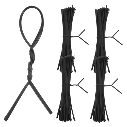UTHCLO 1000 Stück Beschichtete Drahtbinder Flexibel Wiederverwendbar Multifunktional Pflanzbinder Kabelbinder Gartenzubehör Robust für Kabel Organisation und Pflanzenbindung von UTHCLO