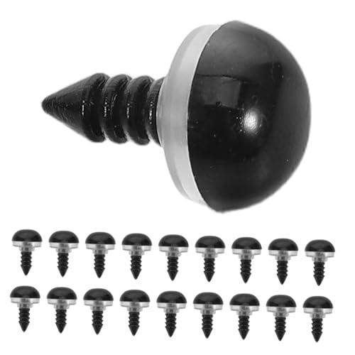 UTHCLO 100stücke Sicherheitsaugen Aus Kunststoff Für Spielzeug Schwarze Puppenaugen Mit Unterlegscheiben Augäpfel Für Stofftiere Zum Selbermachen Und Puppenzubehör UTHCLO 100stücke Sicherheitsaugen Aus Kunststoff Für Spielzeug Schwarze Puppenaugen Mit Unterlegscheiben Augäpfel Für Stofftiere Zum Selbermachen Und Puppenzubehör von UTHCLO