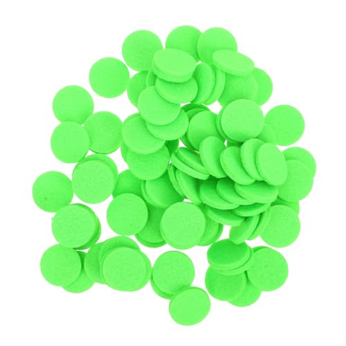 UTHCLO 100stücke Runde Aromatherapie Baumwollpads Für Halsketten Diffuser Nachfüllpads Tragbare Duftpads Für Ätherische Öle Für Persönlichen Duft Und Sanftem von UTHCLO