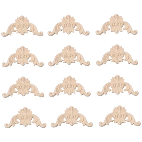 UTHCLO 12 Stück Teiliges Geschnitztes Holz Applique Stilvolle Eckverzierung für Möbel Fenster und Türen Langlebige Dekorative Holzornamente im Europäischen Stil Unbemalt für Individuelle UTHCLO 12 Stück Teiliges Geschnitztes Holz Applique Stilvolle Eckverzierung für Möbel Fenster und Türen Langlebige Dekorative Holzornamente im Europäischen Stil Unbemalt für Individuelle von UTHCLO