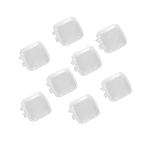UTHCLO 12 Stück Teiliges Transparente Mini Kunststoff Aufbewahrungsboxen mit Deckel Kleine Schmuck und Perlenboxen Leicht und Praktisch für Ohrringe Bastelzubehör und Ohrstöpsel von UTHCLO
