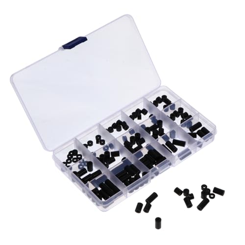 UTHCLO 140 Stück Teiliges Nylon Isolier unterlegscheiben Sortiment mit Zylindrischen Abstandshaltern Dichtungsringen und Flachdichtungen Vielseitig für Elektrotechnik Möbel und UTHCLO 140 Stück Teiliges Nylon Isolier unterlegscheiben Sortiment mit Zylindrischen Abstandshaltern Dichtungsringen und Flachdichtungen Vielseitig für Elektrotechnik Möbel und von UTHCLO