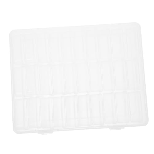UTHCLO Transparente Aufbewahrungsbox für Bastelarbeiten Große Kapazität mit Deckel Vielseitiger Schmuck Organizer für Büro und Reisen Stilvoller Desktop Organizer von UTHCLO
