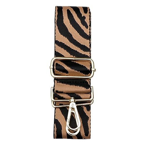 UTHCLO 1Stück Zebra Gemusterter Verstellbarer Schultergurt Bunte Umhängetasche mit Robustem Canvas Einstellbare und Zufälligem Schnallen Design für Kreative Styles von UTHCLO