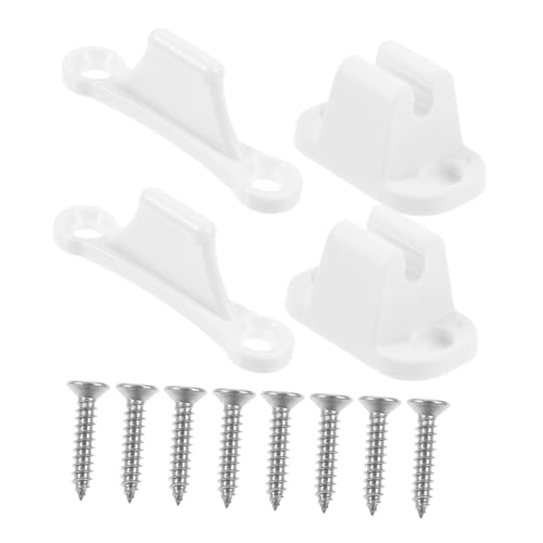 UTHCLO 2 Paare Schwere Abs Türfeststeller Wohnmobil Türhalter Türstopper für Camper und Boot Wohnwagen Türfangclips Langlebig und Installieren von UTHCLO
