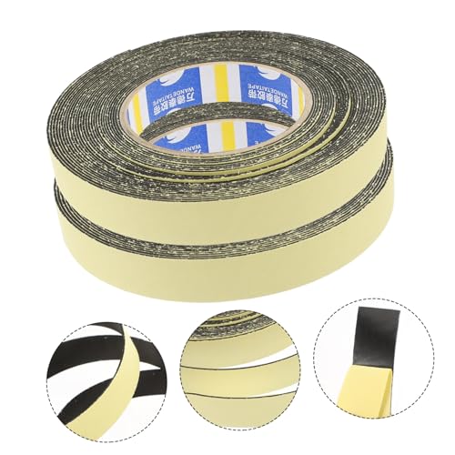UTHCLO 2 Rollen Schwarz EVA Schaumstoff Klebeband Selbstklebend Stoßdämpfend Dichtband für Fenster Tür Abdichtung Schallschutz UTHCLO 2 Rollen Schwarz EVA Schaumstoff Klebeband Selbstklebend Stoßdämpfend Dichtband für Fenster Tür Abdichtung Schallschutz von UTHCLO