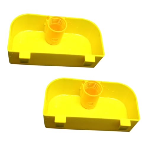 UTHCLO 2 STÜCK Parrot Cage Water Dispenser Wasserspender für Vögel Langlebig und Praktisch Geeignet für Wellensittiche und Papageien Vogelkäfig Zubehör von UTHCLO