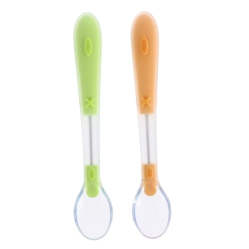 UTHCLO 2 STÜCK Tragbare für Esslernbesteck für Junge Mädchen und Sicher für Selbstständiges Essen und Füttern Gelb Grün UTHCLO 2 STÜCK Tragbare für Esslernbesteck für Junge Mädchen und Sicher für Selbstständiges Essen und Füttern Gelb Grün von UTHCLO
