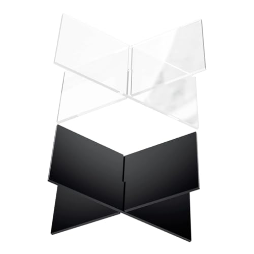 UTHCLO 2 Sätze Acryl Buchständer Transparent und Schwarz Offener Buchhalter für Bibeln Kochbücher Rezepte Zeitschriften Platzsparend Robust für Küche und Wohnbereich UTHCLO 2 Sätze Acryl Buchständer Transparent und Schwarz Offener Buchhalter für Bibeln Kochbücher Rezepte Zeitschriften Platzsparend Robust für Küche und Wohnbereich von UTHCLO