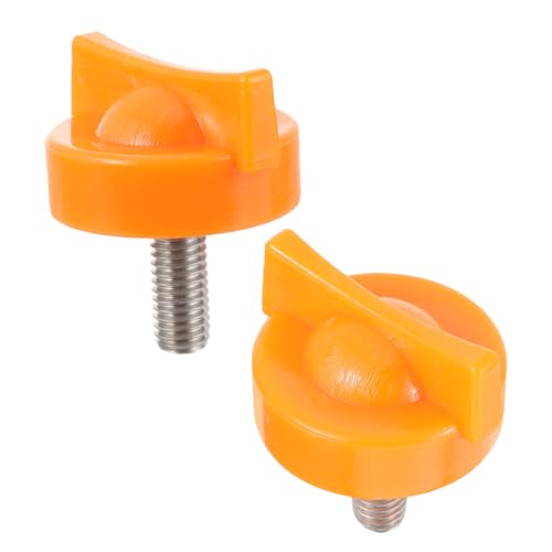 UTHCLO 2 Stück Drehen Sie Schrauben Ersatzteile für Orangenschäler Orangenentferner-Maschinenteile Zubehör für den automatischen Orangenextraktor Handsafter Citrus Squeezer Plastik von UTHCLO