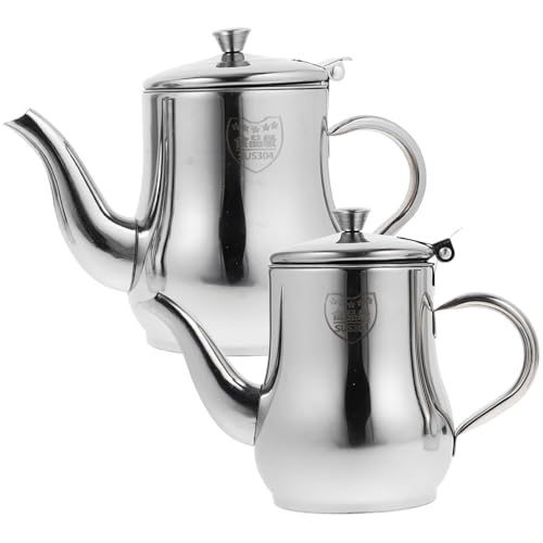 UTHCLO 2 Stück Edelstahl Fettbehälter mit Feinmaschfilter Öl Saucenaufbewahrung Hitzebeständig Großer Fassungsvermögen Praktischer Griff für Küche Zuhause und Restaurant UTHCLO 2 Stück Edelstahl Fettbehälter mit Feinmaschfilter Öl Saucenaufbewahrung Hitzebeständig Großer Fassungsvermögen Praktischer Griff für Küche Zuhause und Restaurant von UTHCLO