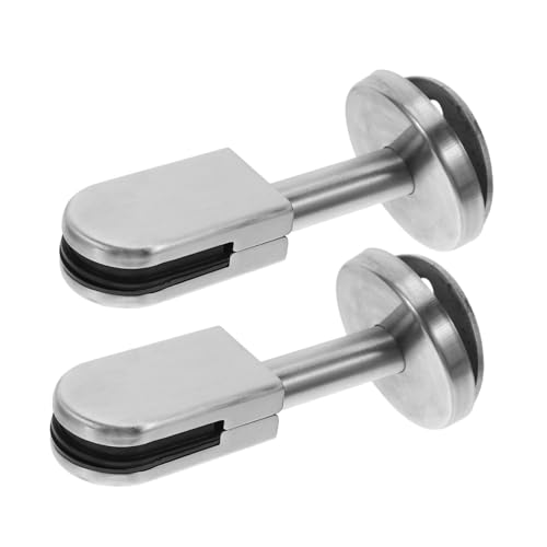 UTHCLO 2 Stück Edelstahl Glasstützklammer Fischmaul Glashalterung für Rahmenlose Geländer mit Verstellbarer Halterung Sicherer Griff für Glasplatten für Treppen und Balkone UTHCLO 2 Stück Edelstahl Glasstützklammer Fischmaul Glashalterung für Rahmenlose Geländer mit Verstellbarer Halterung Sicherer Griff für Glasplatten für Treppen und Balkone von UTHCLO